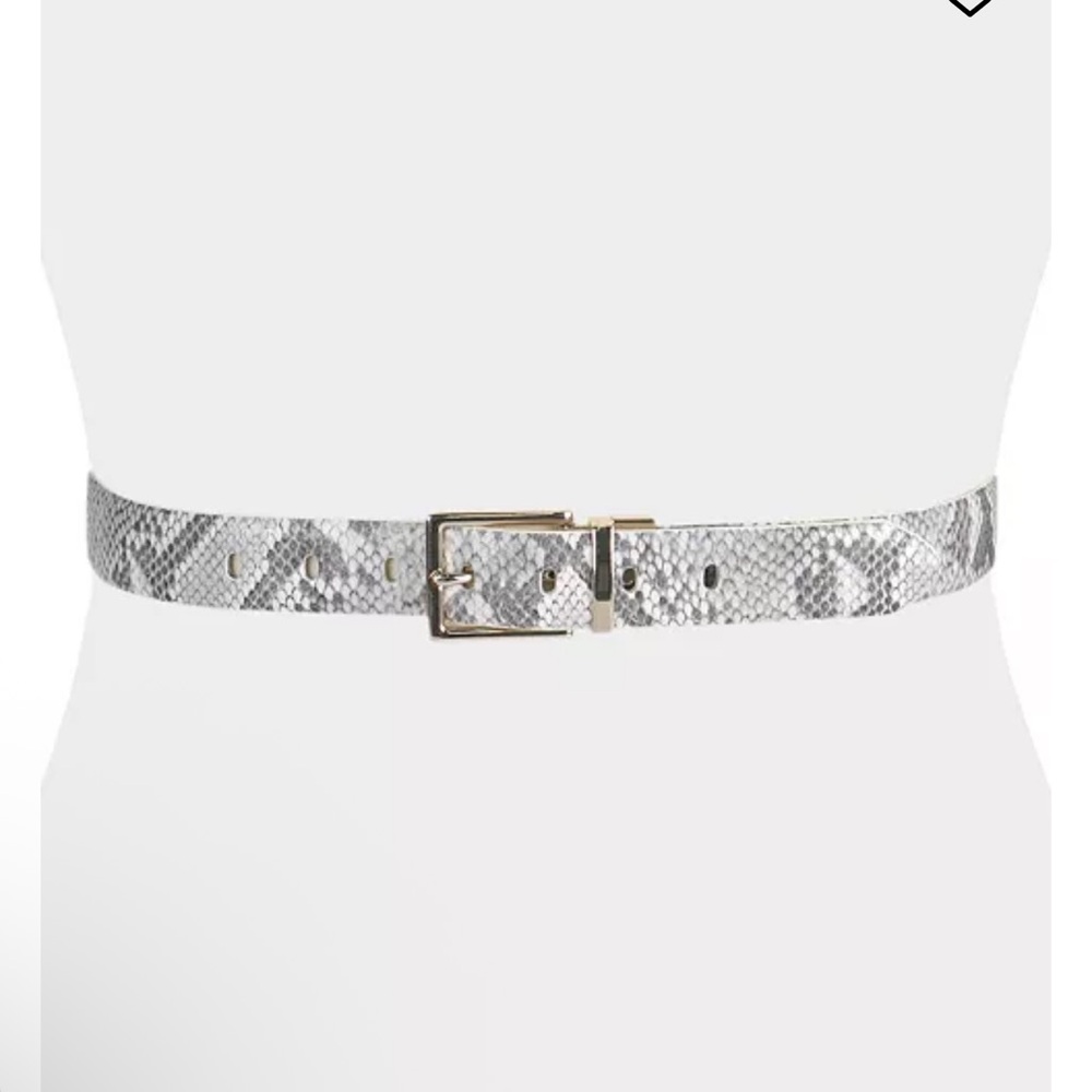 Calvin Klein Women’s Reversible Snakeskin Print Leather Belt NWOT L - Picture 15 of 16